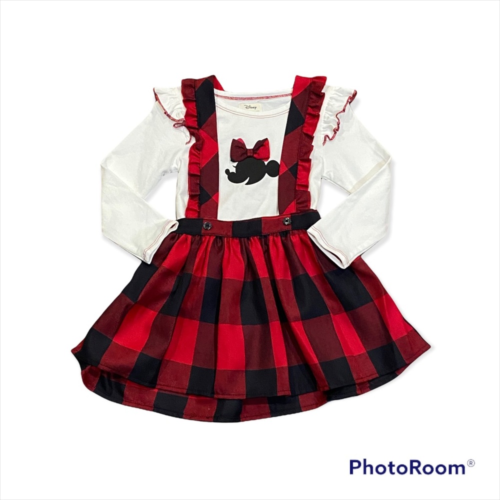 Pippa & Julie Minnie Mouse Jumper Dress and Top Set